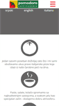 Mobile Screenshot of pomodoro.rs